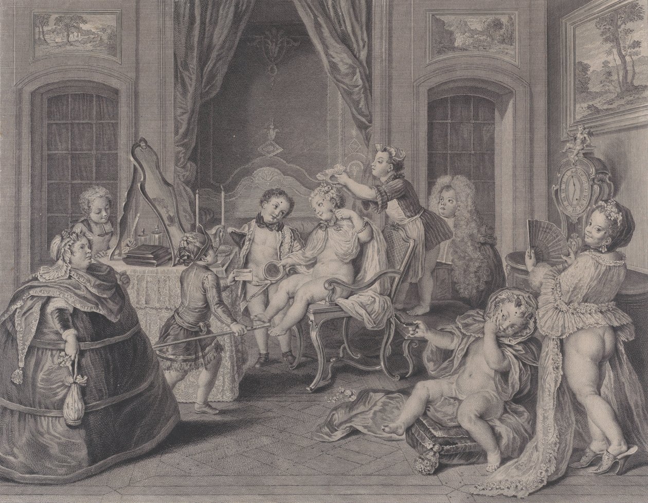 Jeux des Enfants, 1731 - Francois Bernard Lepicie
