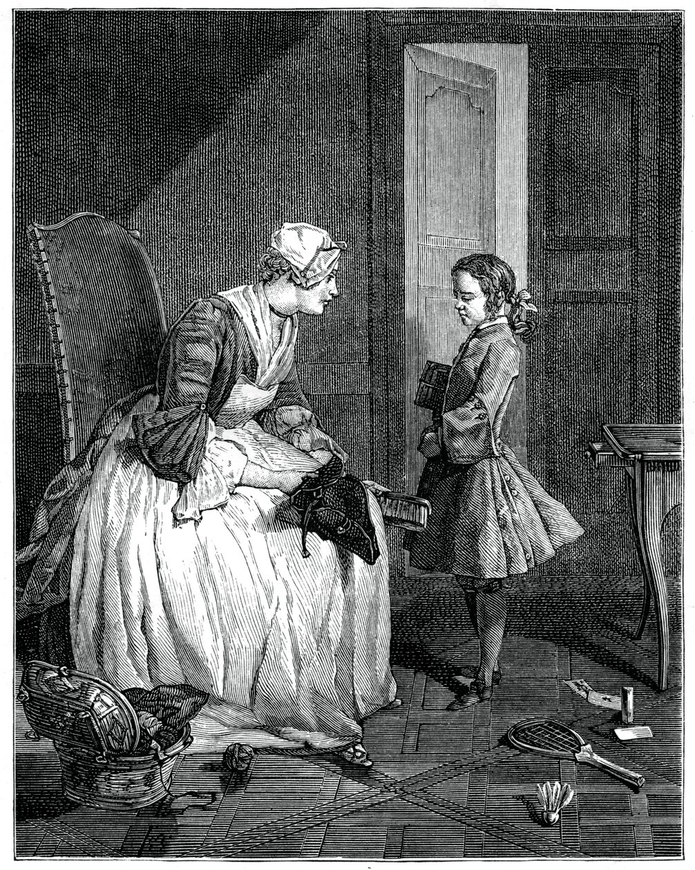La Gouvernante, 1739 1885 - Francois Bernard Lepicie