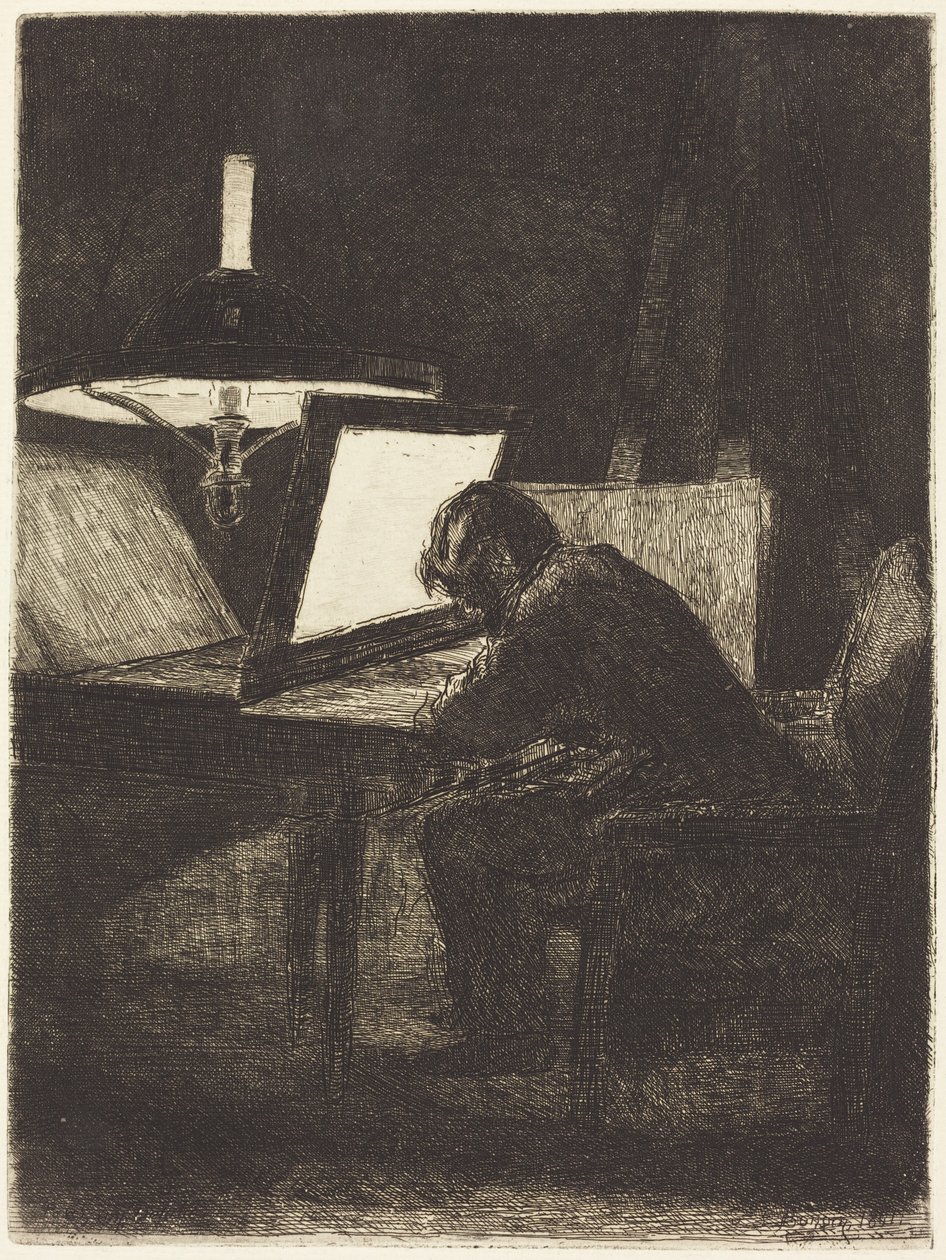 Le Graveur - François Bonvin