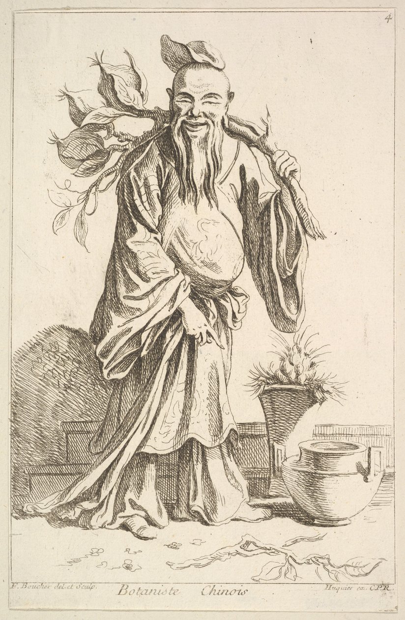 botaniste chinois - François Boucher