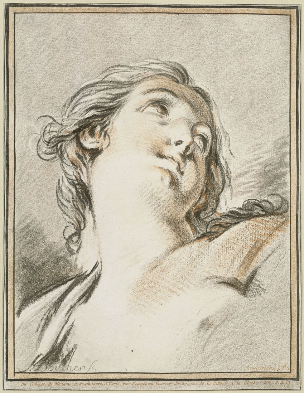 Tête de femme - François Boucher