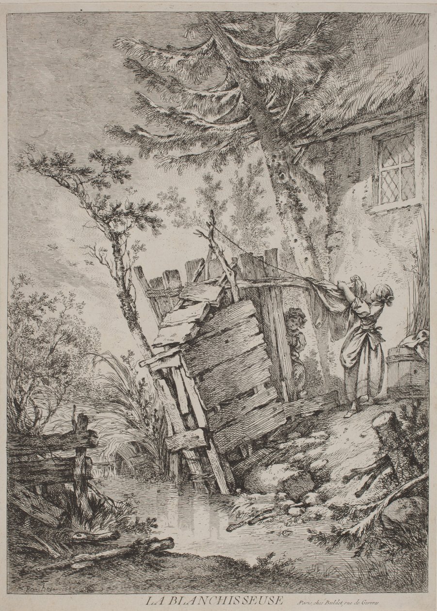 La Blanchisseuse - François Boucher