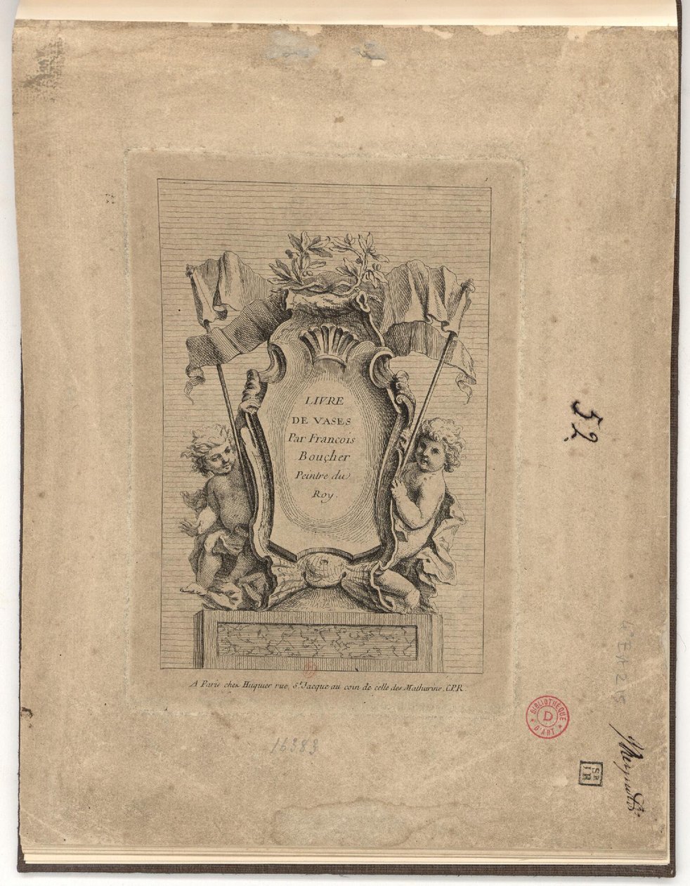 Livre de vases par François Boucher - François Boucher