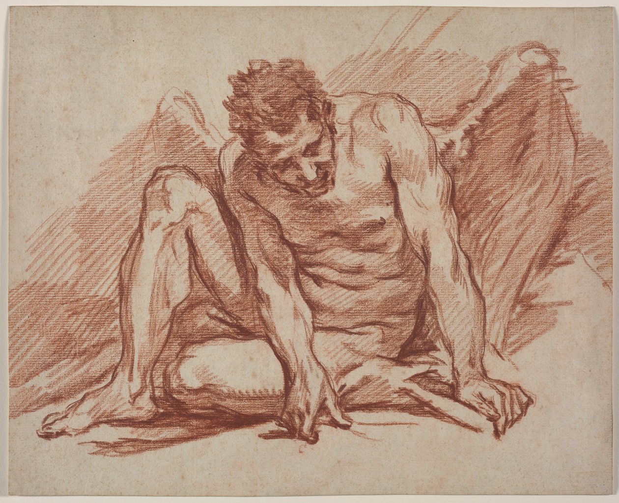 Académie masculine avec des ailes - François Boucher