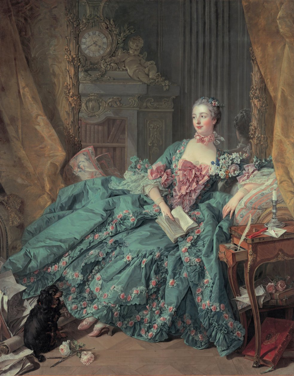 Portrait of Madame de Pompadour - François Boucher