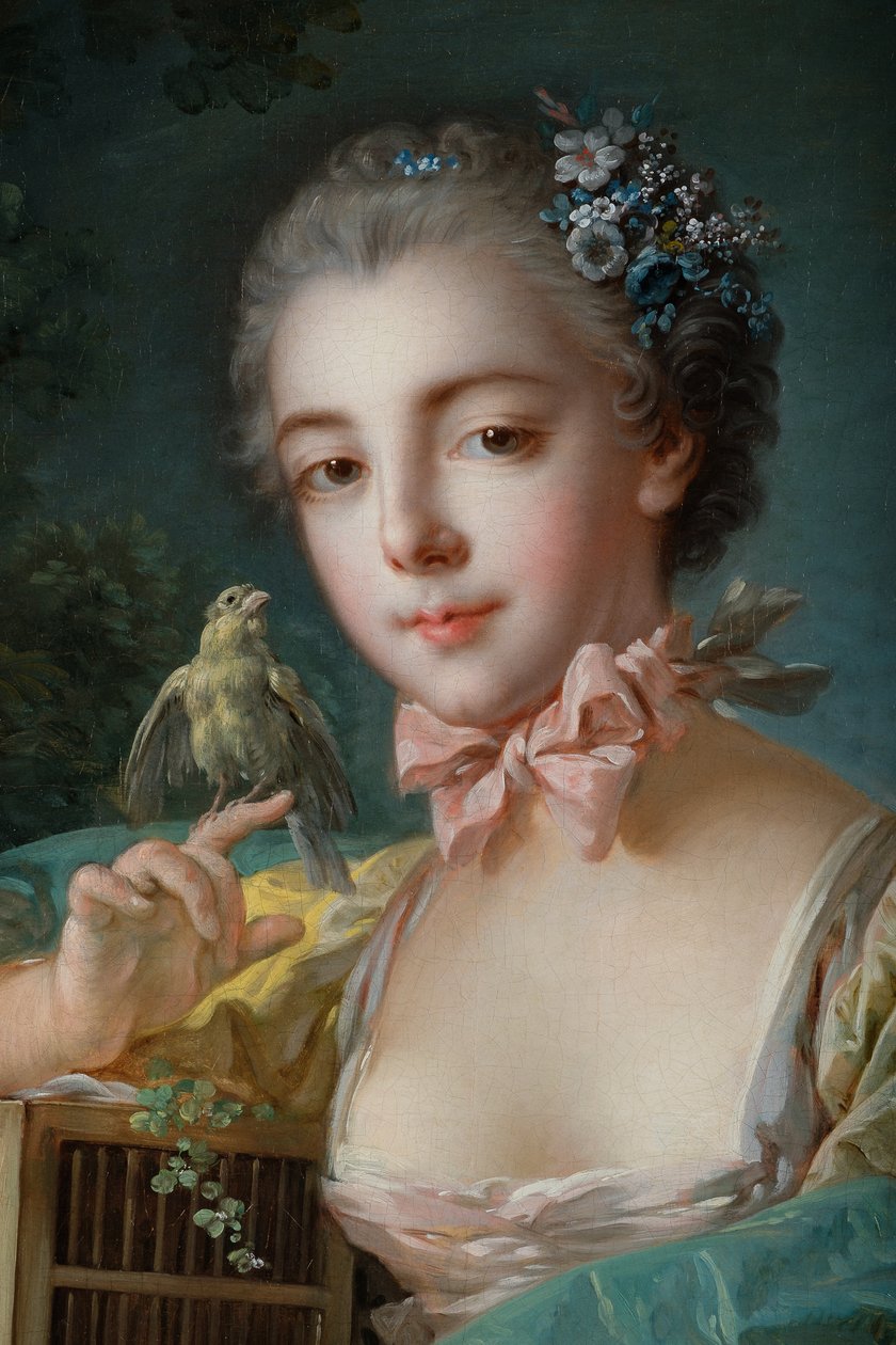 Vermutliches Porträt von Marie-Emilie Baudouin, Tochter des Malers - François Boucher