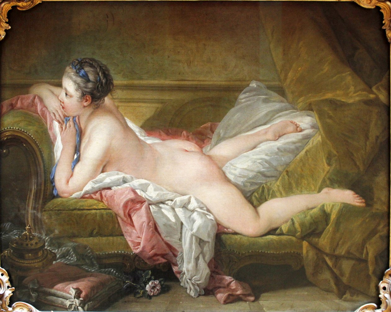 Jeune fille allongée - François Boucher