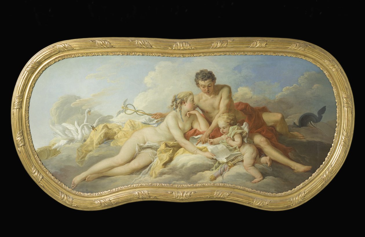 Vénus et Mercure donnent des conseils à Cupidon - François Boucher