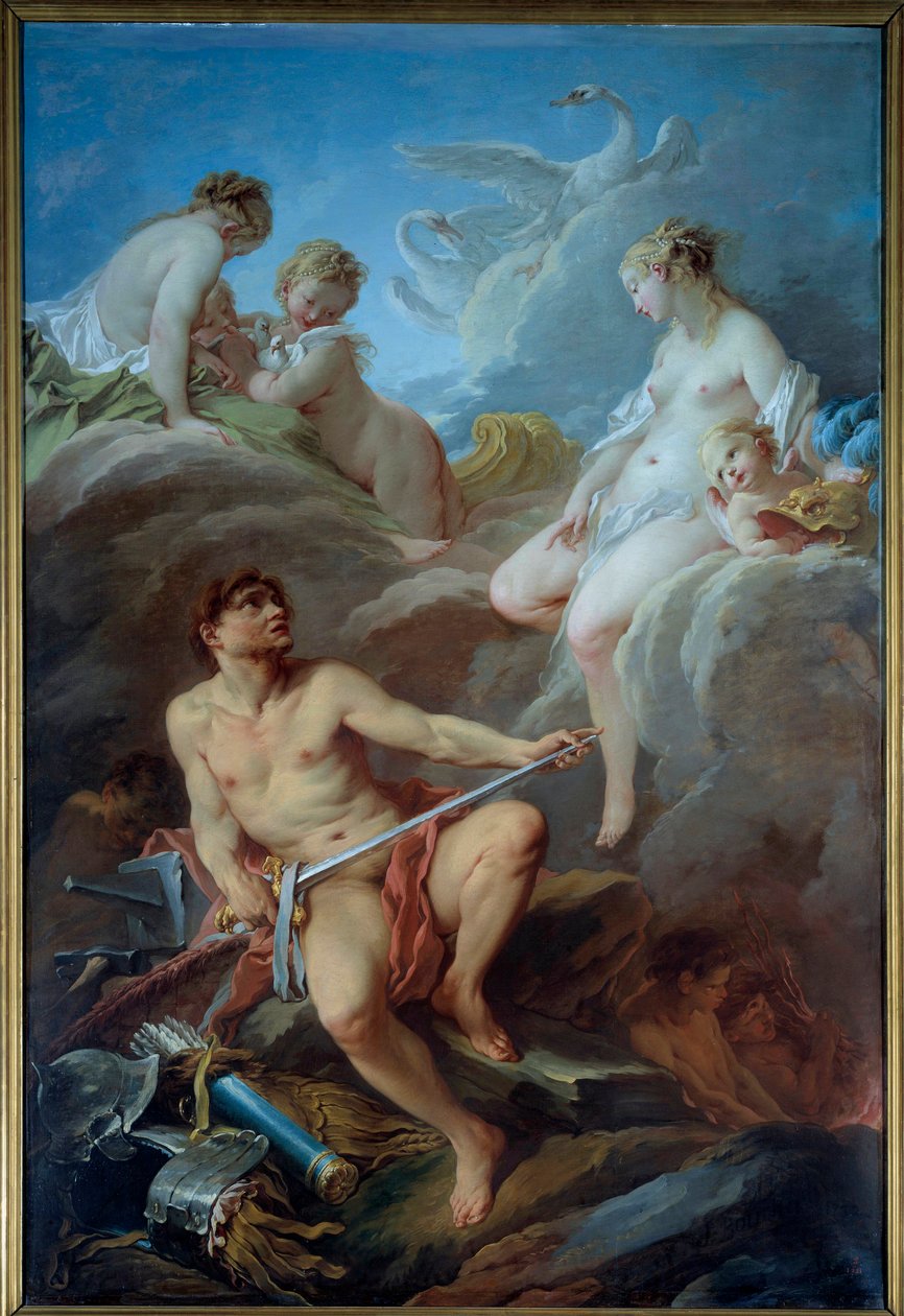 Vénus demandant des armes à Vulcain pour Énée - François Boucher