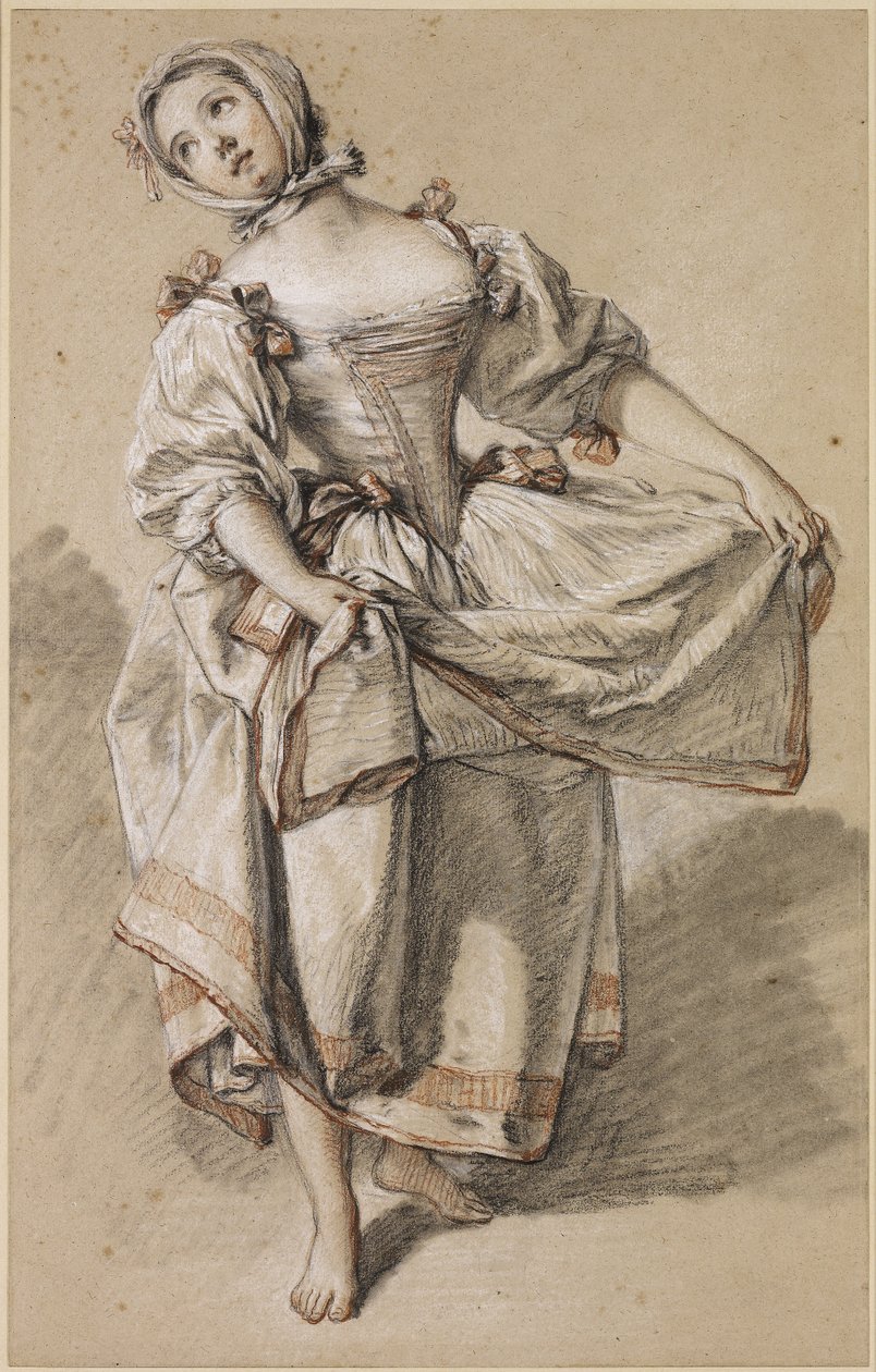 Jeune fille de campagne dansant, vers 1765-70 - François Boucher