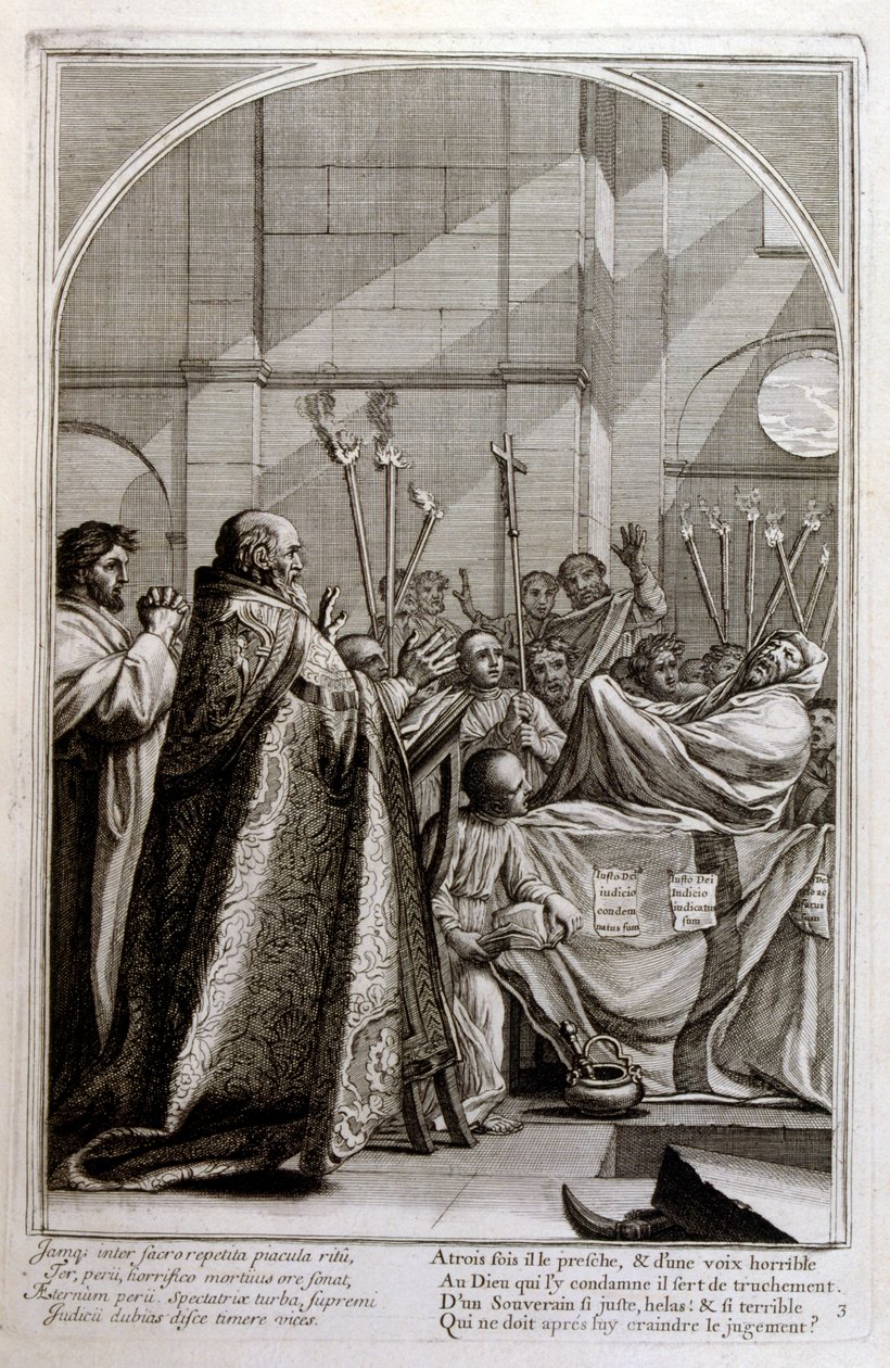 Gravure de François Chauveau 1680 