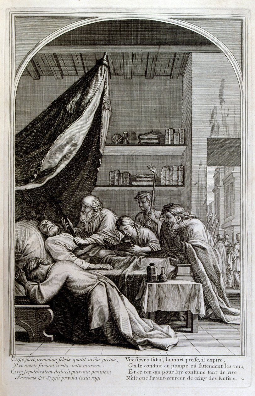 Gravure de François Chauveau 1680 