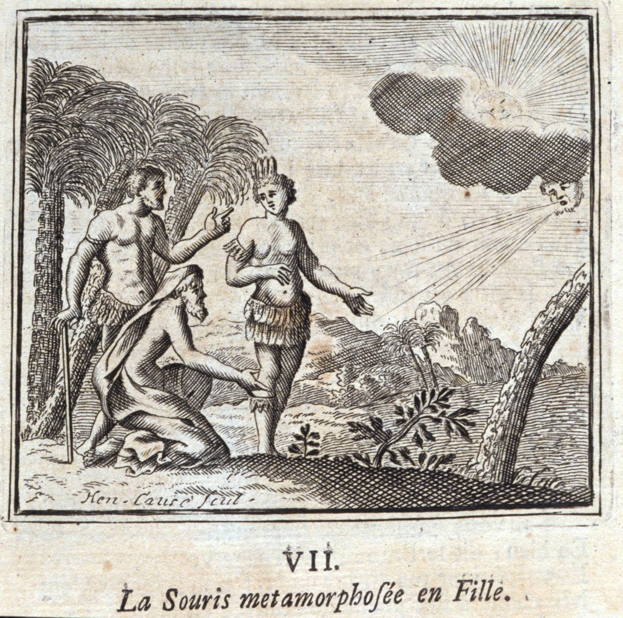 La souris métamorphosée en fille - Francois Chauveau