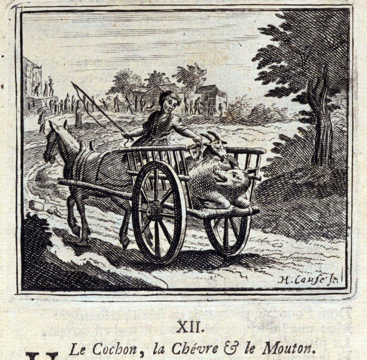 Le cochon, la chèvre et le mouton - Francois Chauveau