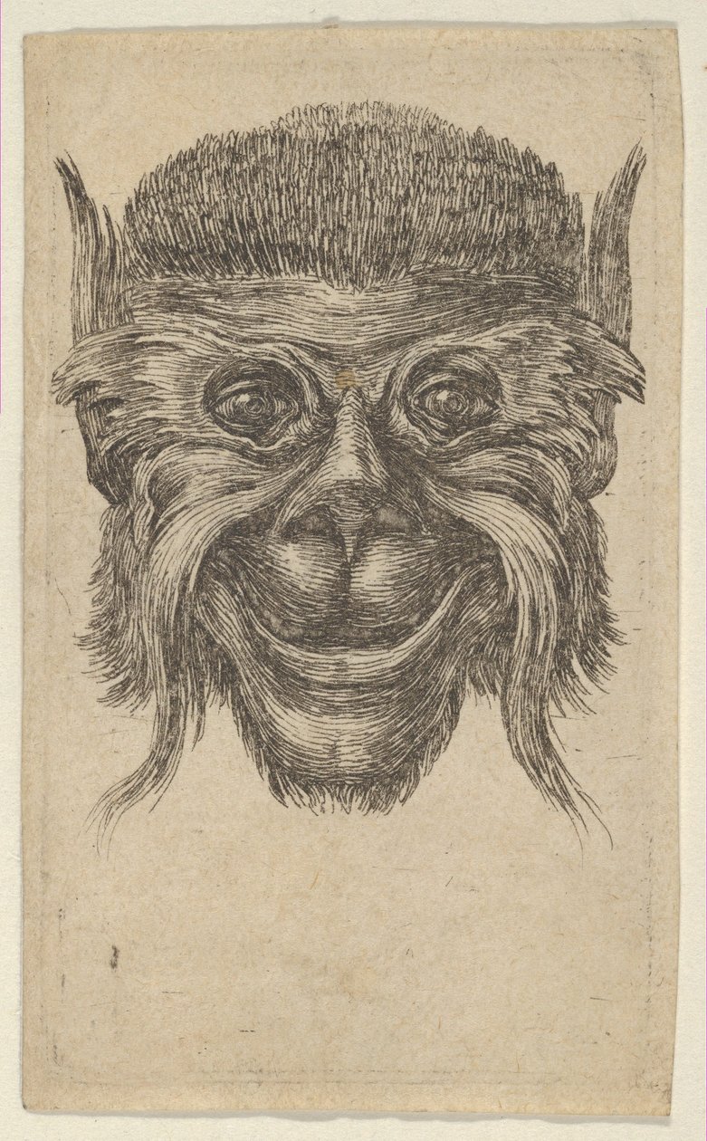 Masque de singe, de Divers Masques, vers 1635-45 - Francois Chauveau