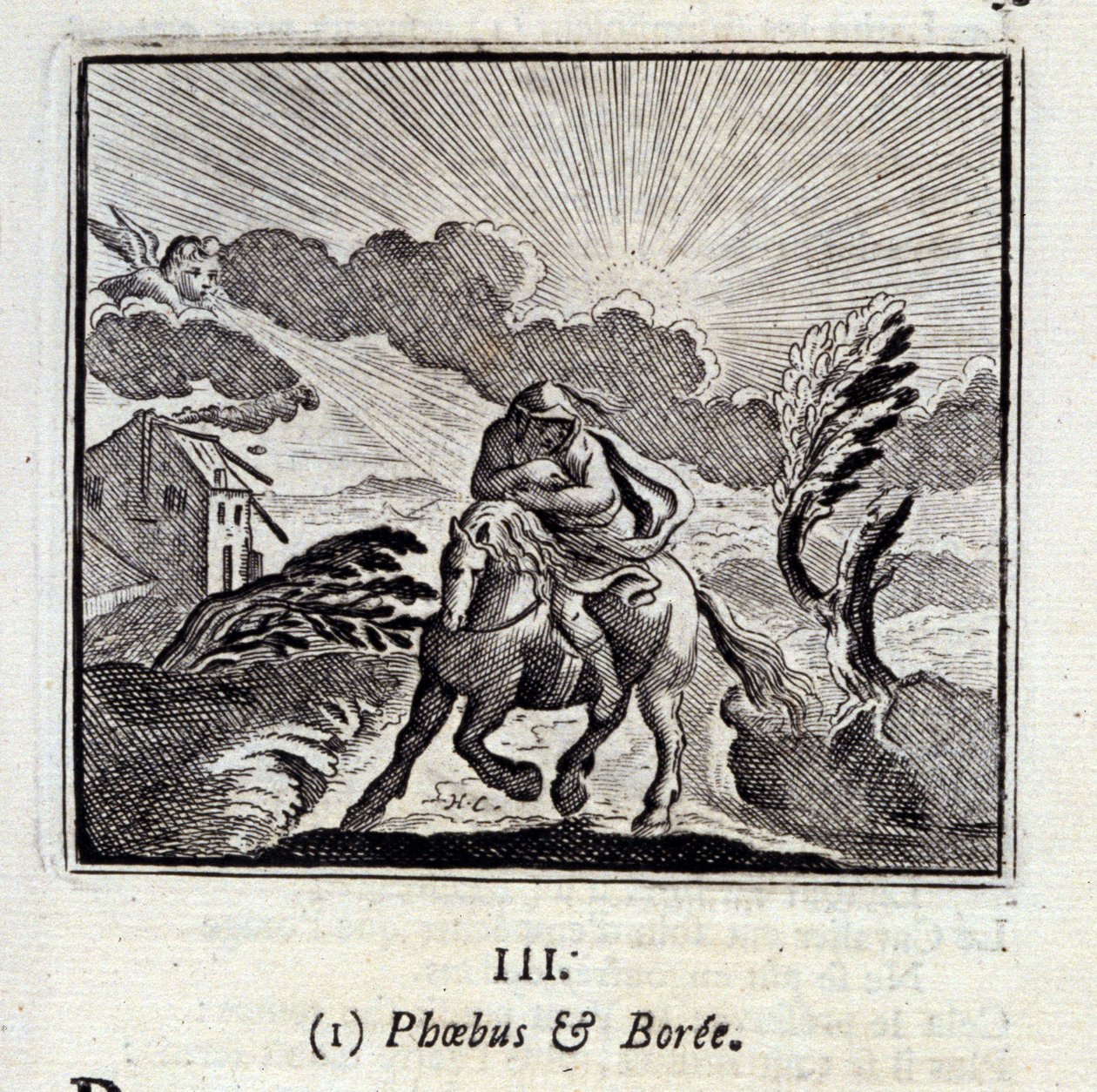 Phébus et Borée - Francois Chauveau