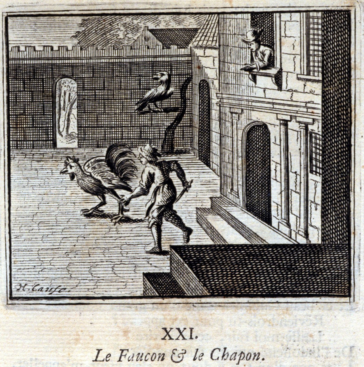 Le faucon et le chapon - Francois Chauveau