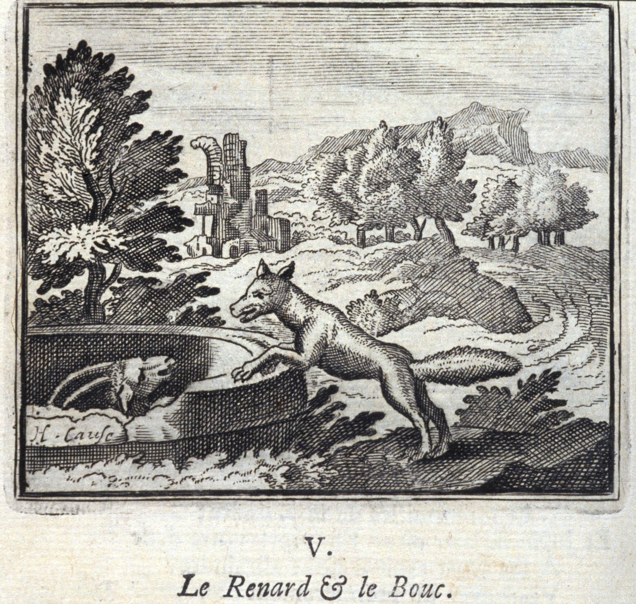 Le Renard et le Bouc - Francois Chauveau