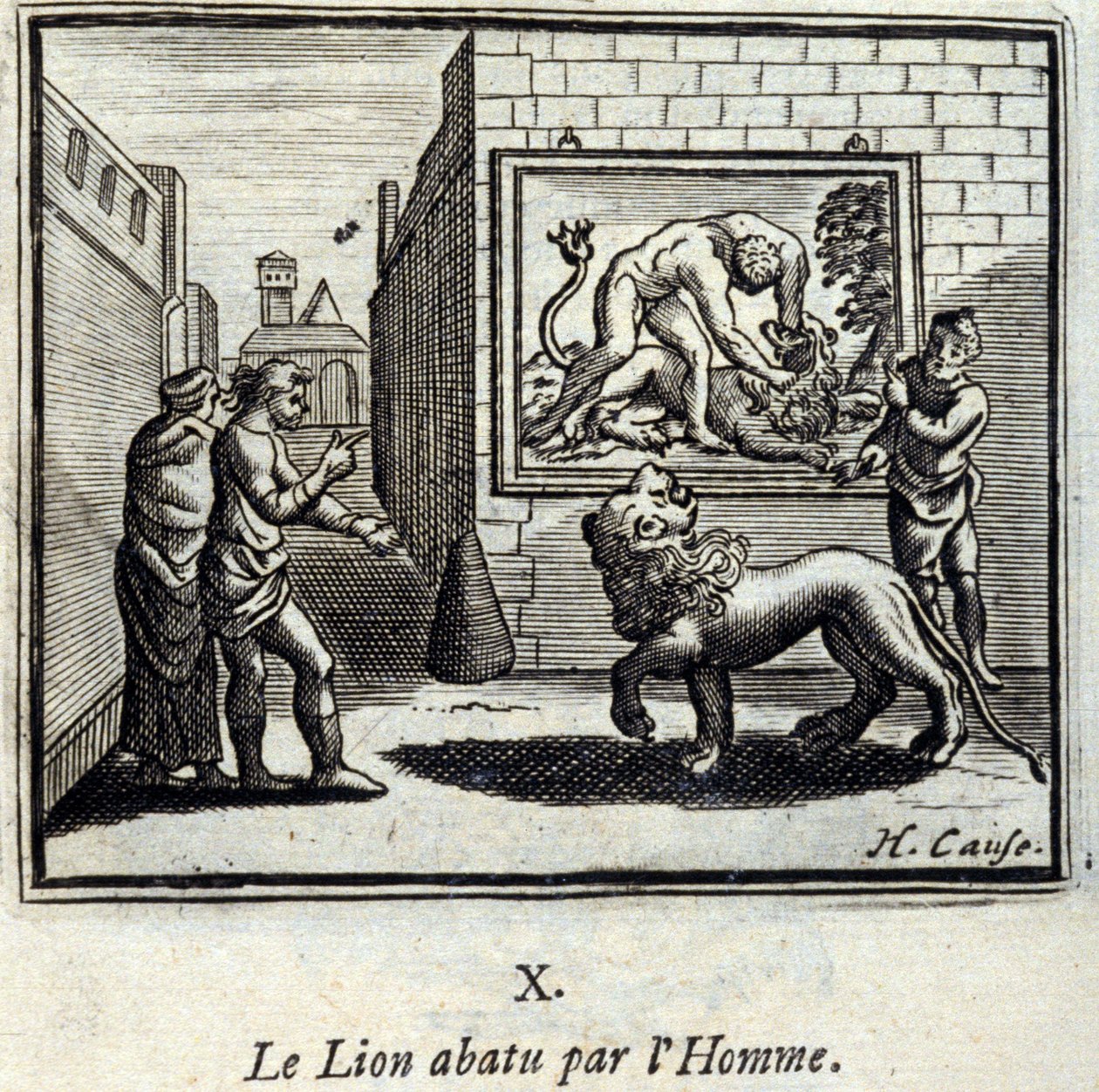 Le lion abattu par l