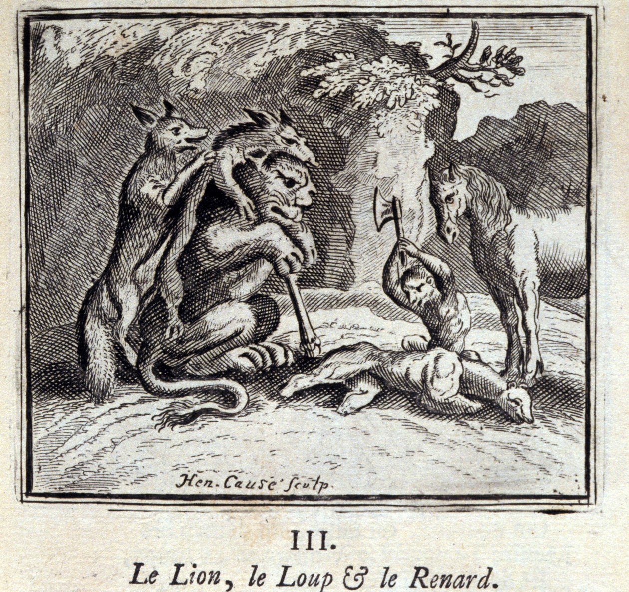 Le Lion, le Loup et le Renard - Francois Chauveau