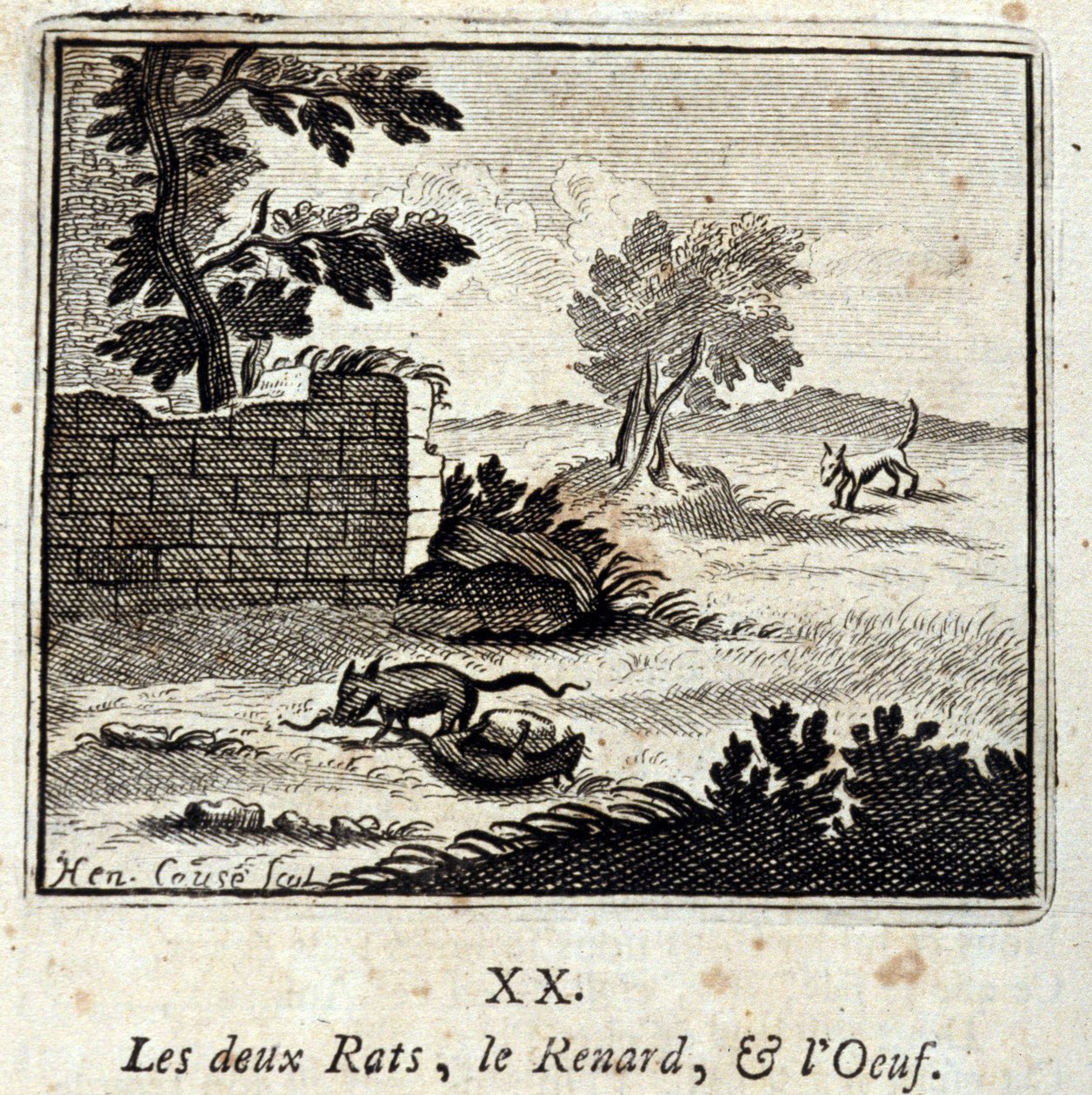 Les deux rats, le renard et l