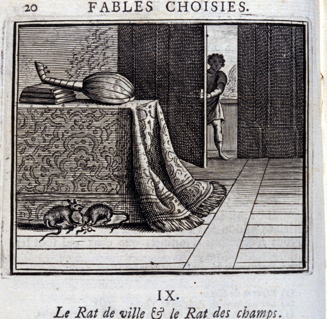 Le Rat de ville et le Rat des champs - Francois Chauveau