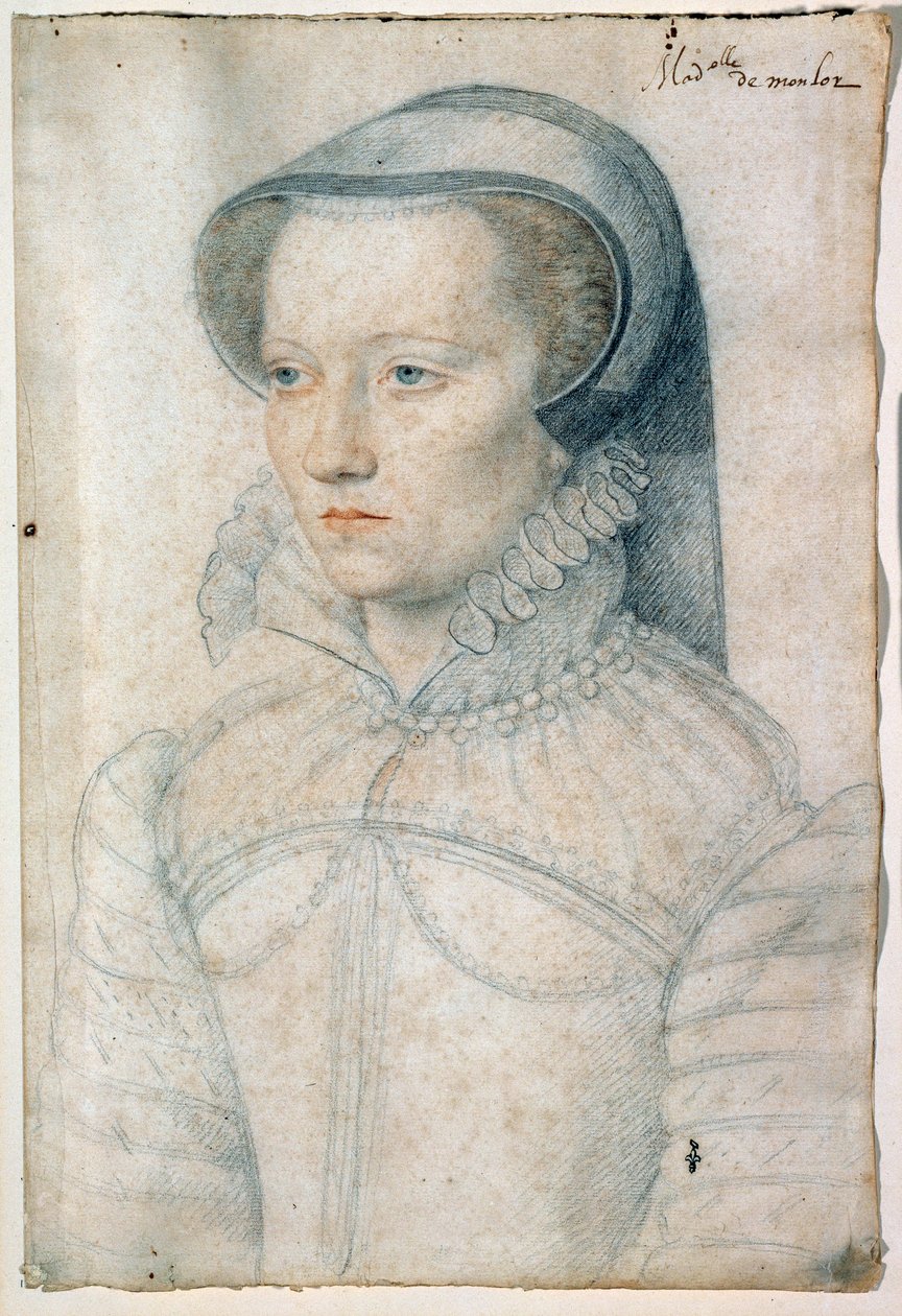 Portrait de Diane de Clermont, Mademoiselle de Monlor - François Clouet