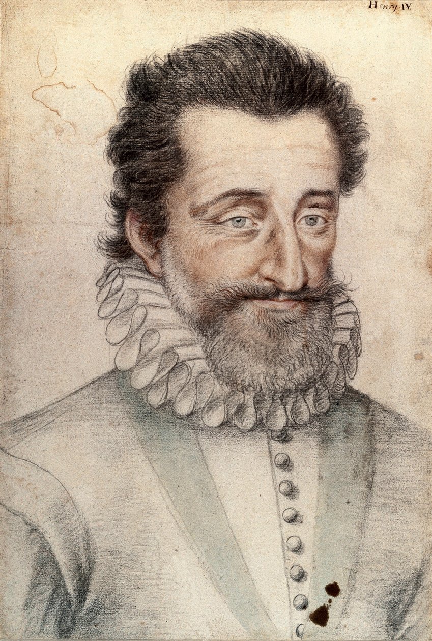 Portrait du roi Henri IV de France (1553-1610) - François Clouet