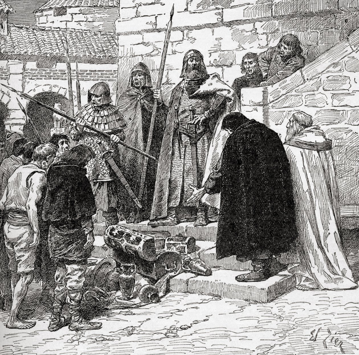 Collecte du Dane Gelt, du livre 'L'Église d'Angleterre : Une histoire ...