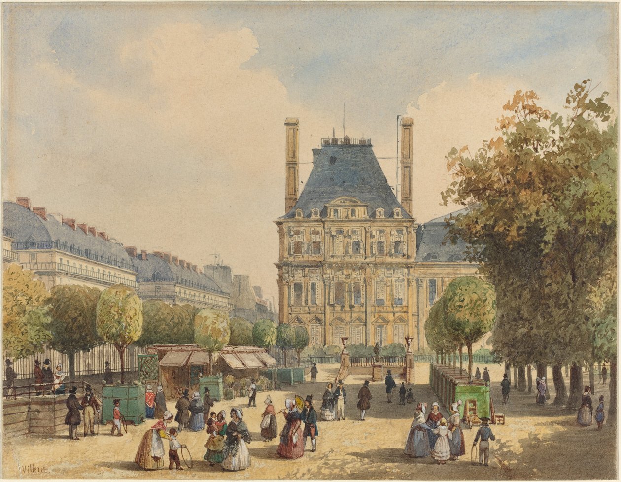 Rue de Rivoli et Pavillon Marsan - Francois Etienne Villeret
