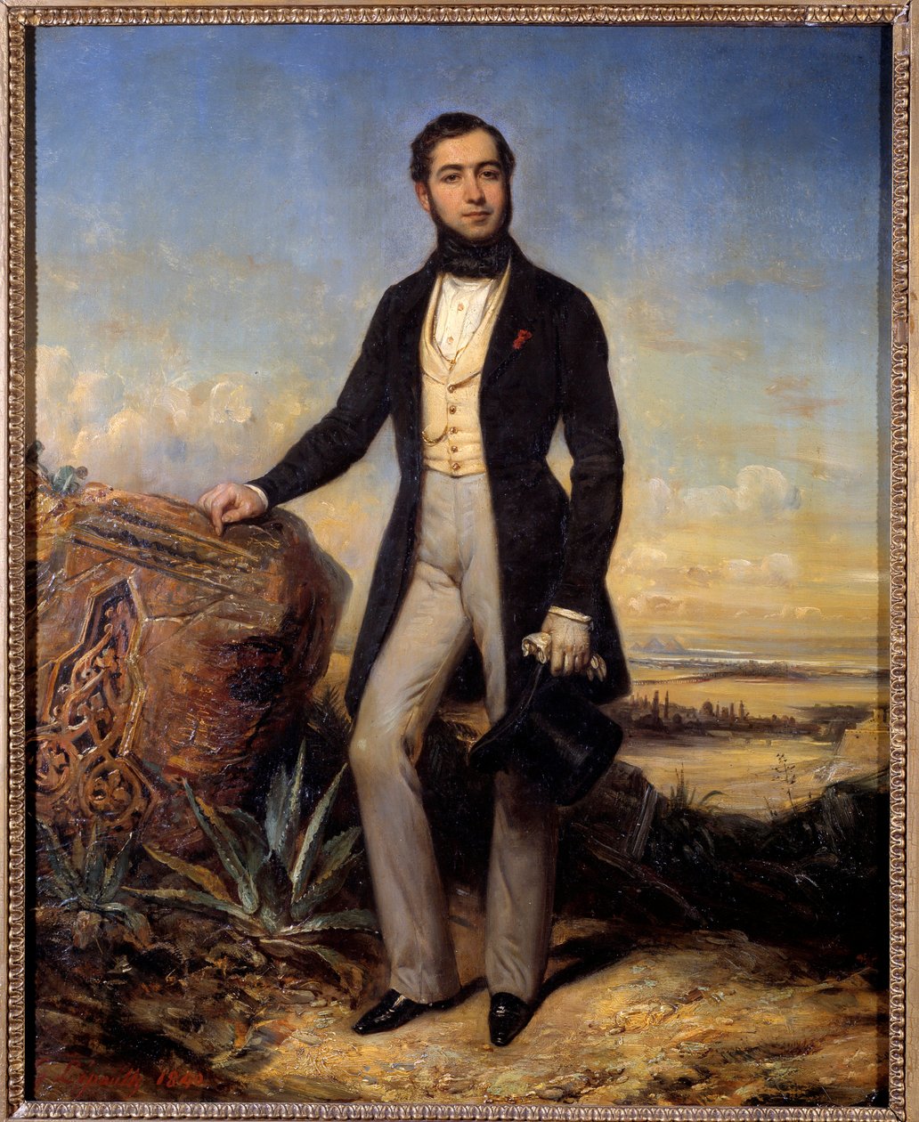 Portrait de Ferdinand de Lesseps, diplomate et entrepreneur français - Francois Gabriel Guillaume Lepaulle