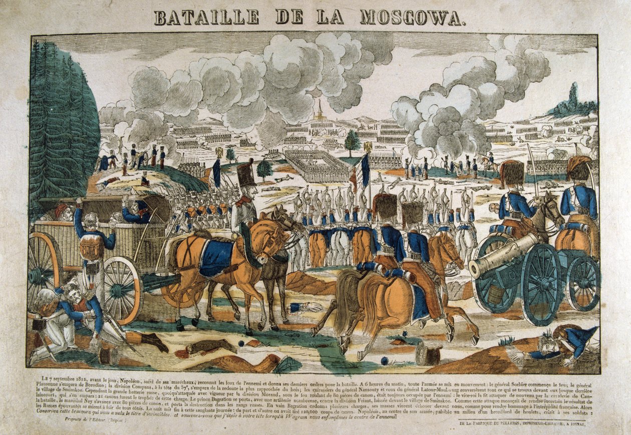 Bataille de Borodino, Russie, 7 septembre 1812, vers 1835 - Francois Georgin
