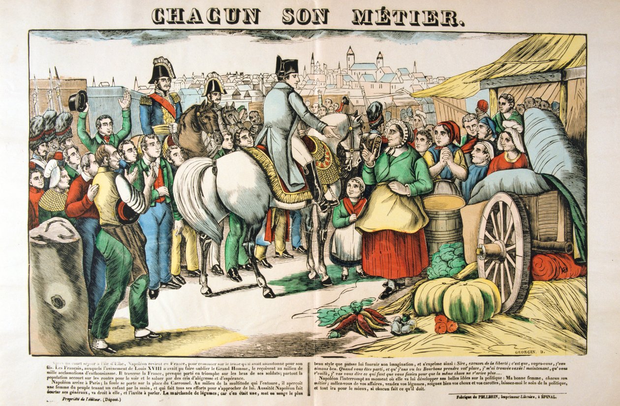 Le retour de Napoléon à Paris depuis l