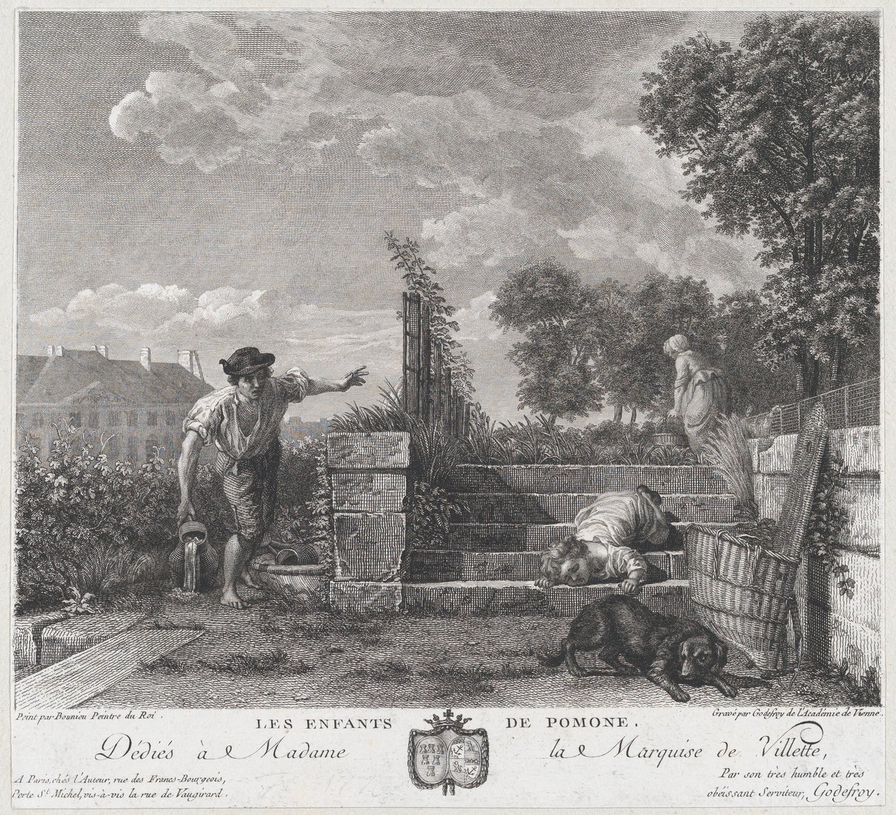 Les Enfants de Pomone, 1778 - Francois Godefroy