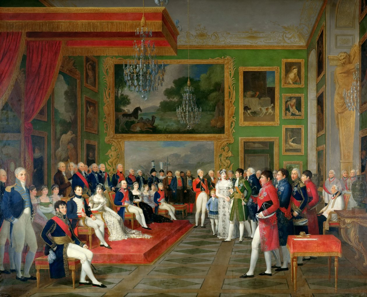 Mariage du prince Eugène de Beauharnais et de la princesse Augusta de Bavière, 13 janvier 1806 - Francois Guillaume Menageot