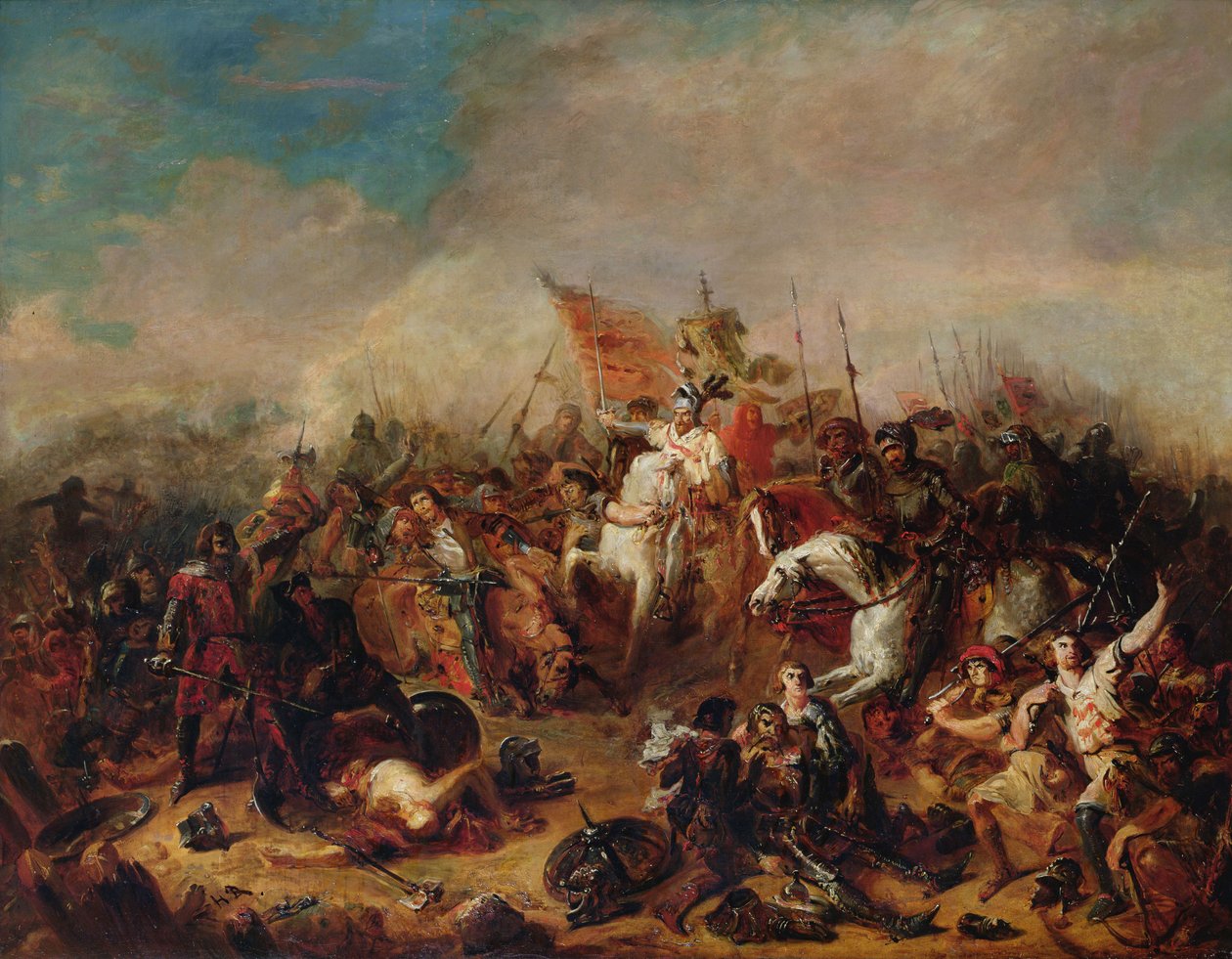 La Bataille de Hastings en 1066 - Francois Hippolyte Debon