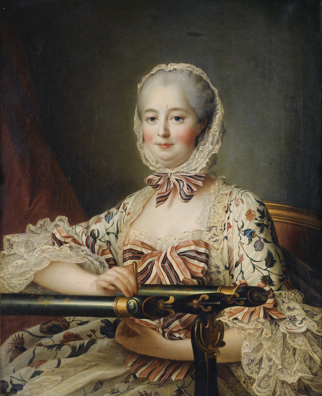 Portrait de la Marquise de Pompadour - Francois Hubert Drouais