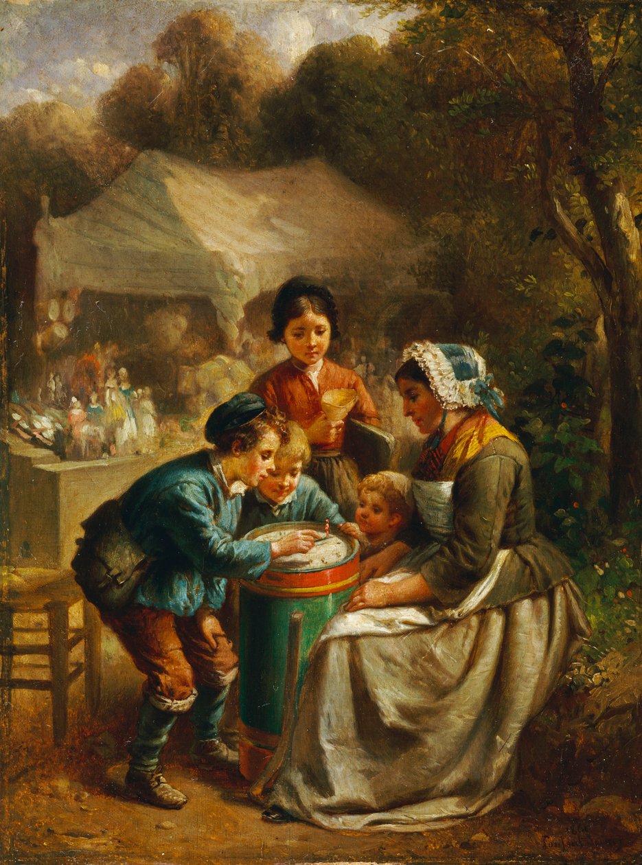 Le vendeur de jouets, 1860 - Francois Louis Lanfant de Metz