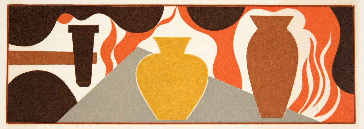 Illustration graphique de Prométhée Enchaîné par Eschyle, pub. 1941 - Francois Louis Schmied