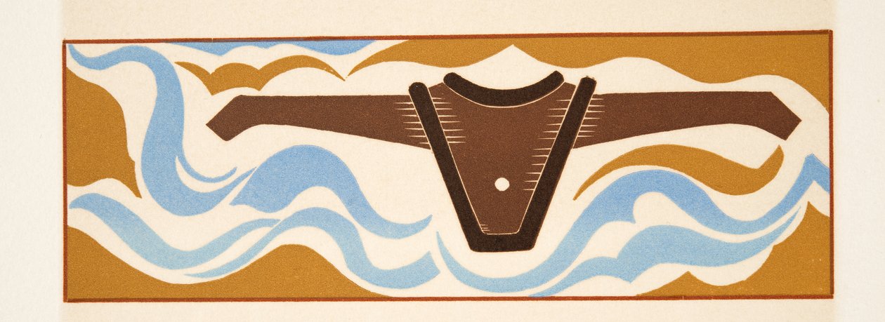 Illustration graphique de Prométhée Enchaîné par Eschyle, pub. 1941 - Francois Louis Schmied