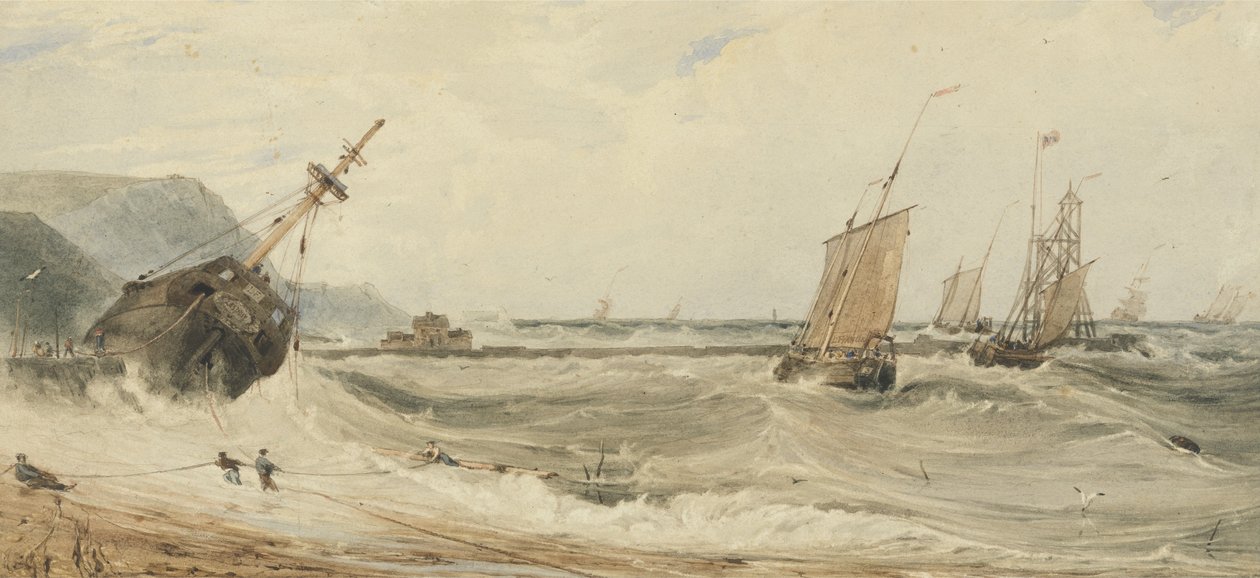 Port de Boulogne - Francois Louis Thomas Francia