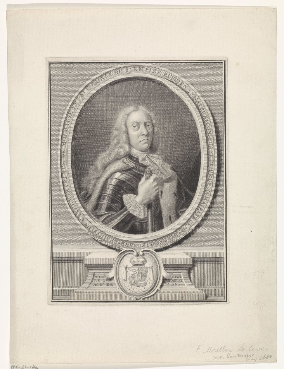 Portrait de Dimitrie Cantemir (1673-1723) - Francois Morellon la Cave