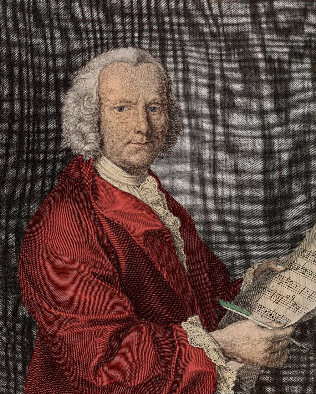 Portrait de Willem par Fesch (1687-1761) - Francois Morellon la Cave