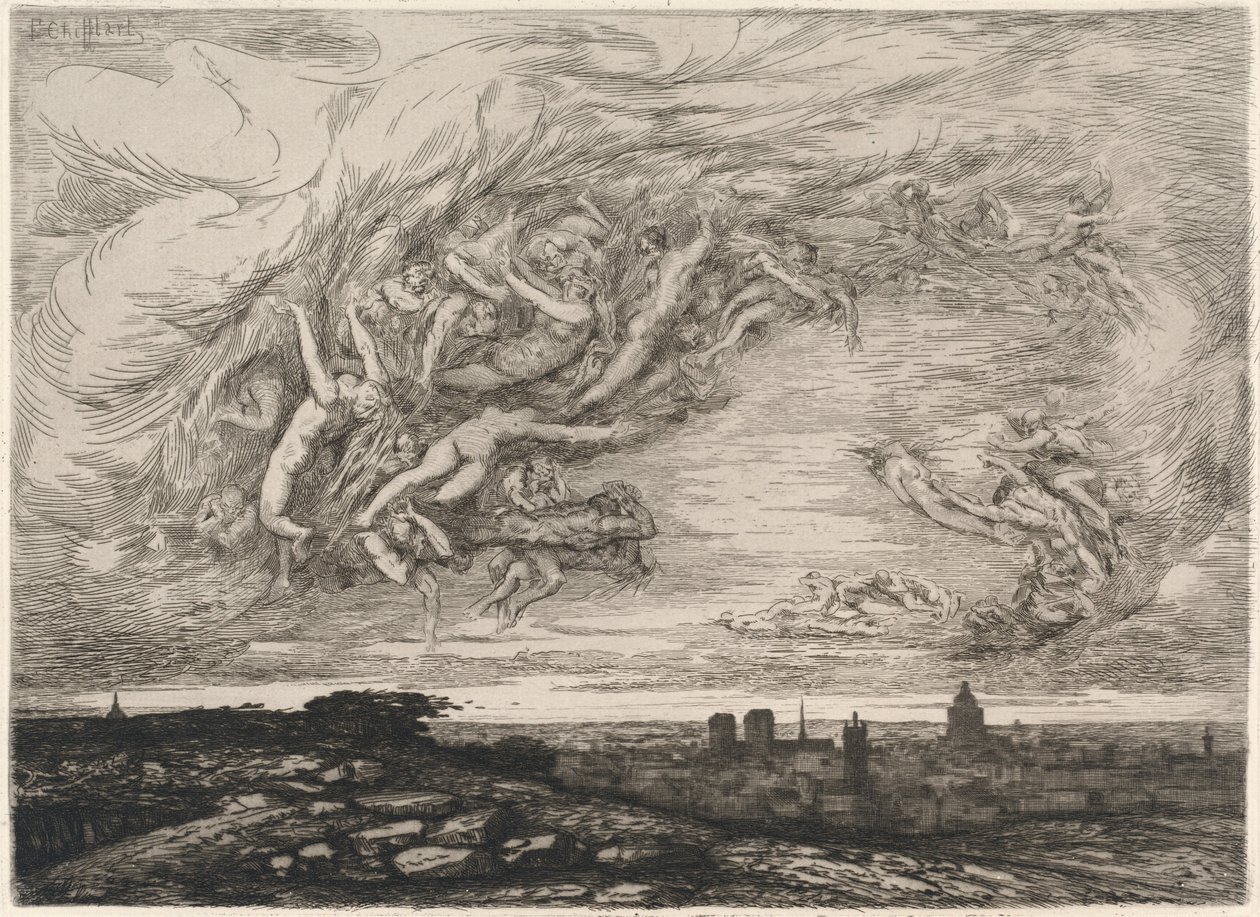 Le choléra à Paris - Francois Nicolas Chifflart