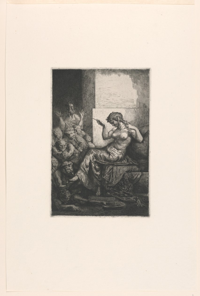 Cléopâtre (?) - Francois Nicolas Chifflart