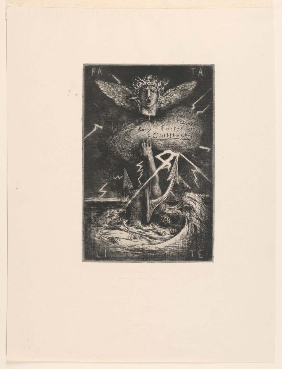 Page de titre pour "Douze eaux-fortes" - Francois Nicolas Chifflart
