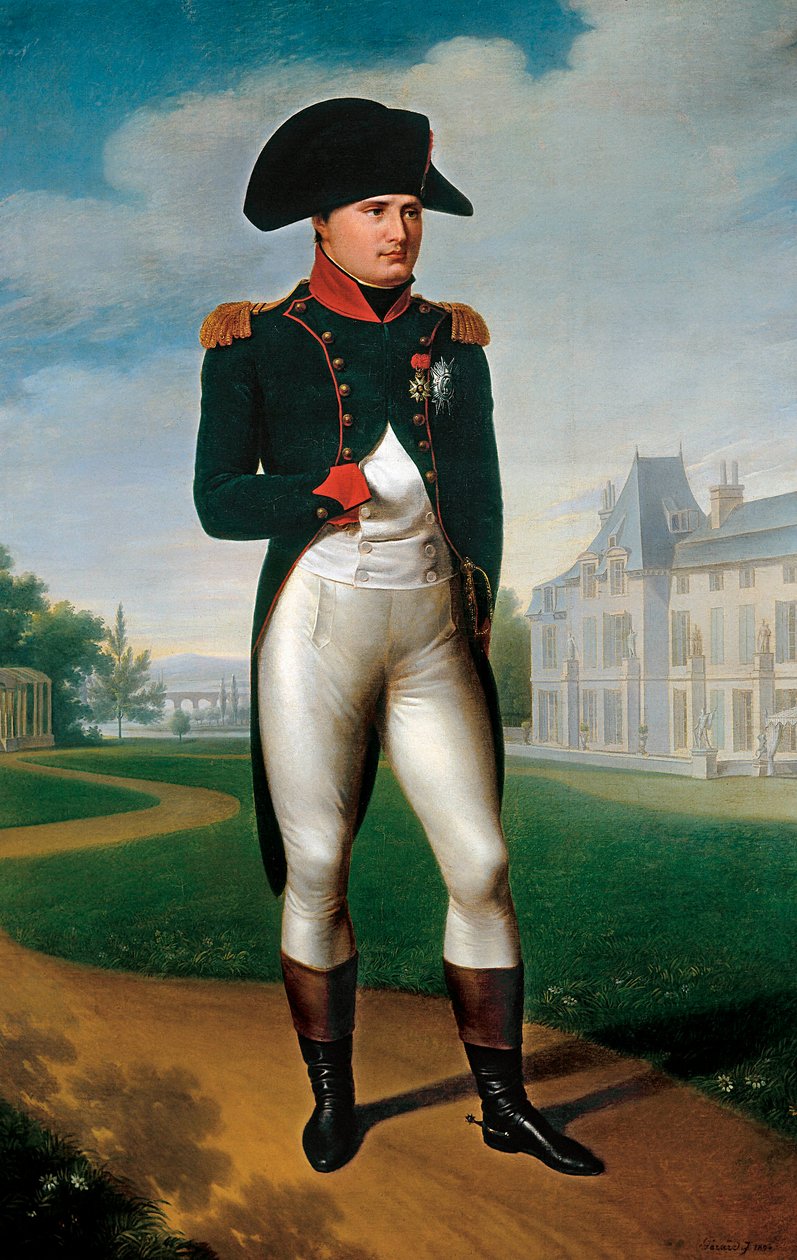 Portrait de Napoléon Bonaparte, habillé en consul, à Malmaison. 1804 - Francois Pascal Simon (attr. to) Gerard