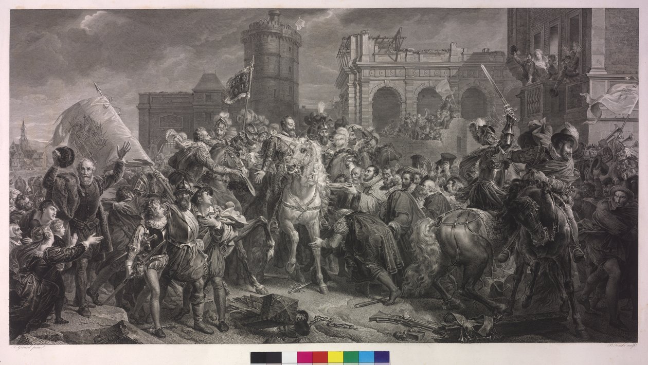 Henri IV de France à Paris le 22 mars 1594 - Francois Pascal Simon Baron Gerard