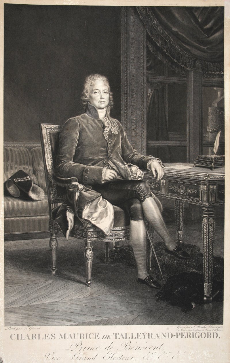 Charles Maurice de Talleyrand-Périgord, Prince de Bénévent, Vice Grand Électeur, pub. 1809 - Francois Pascal Simon Gerard
