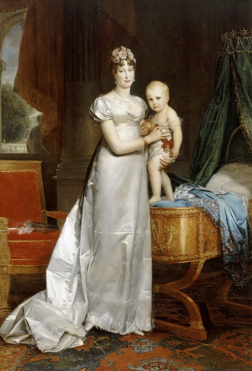 Impératrice Marie-Louise avec le roi de Rome - Francois Pascal Simon Gerard